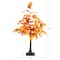 3ft. Pre-Lit Autumn Maple Artificial Fall Tree with 80 Warm White LED Lights